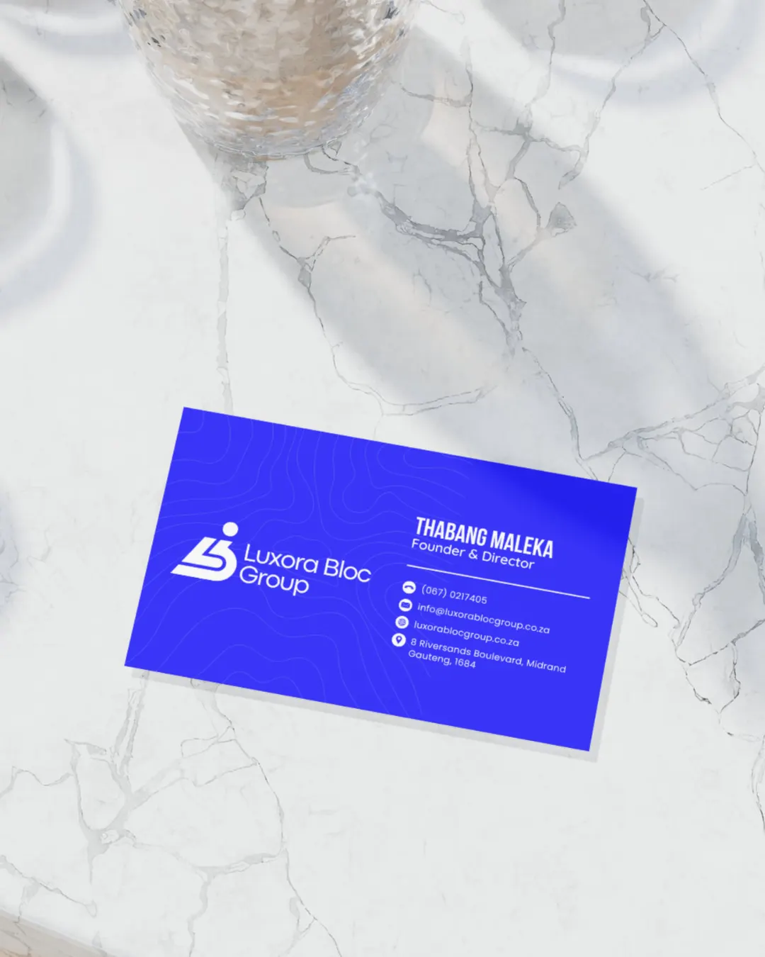 Luxora Bloc Group — Business Cards