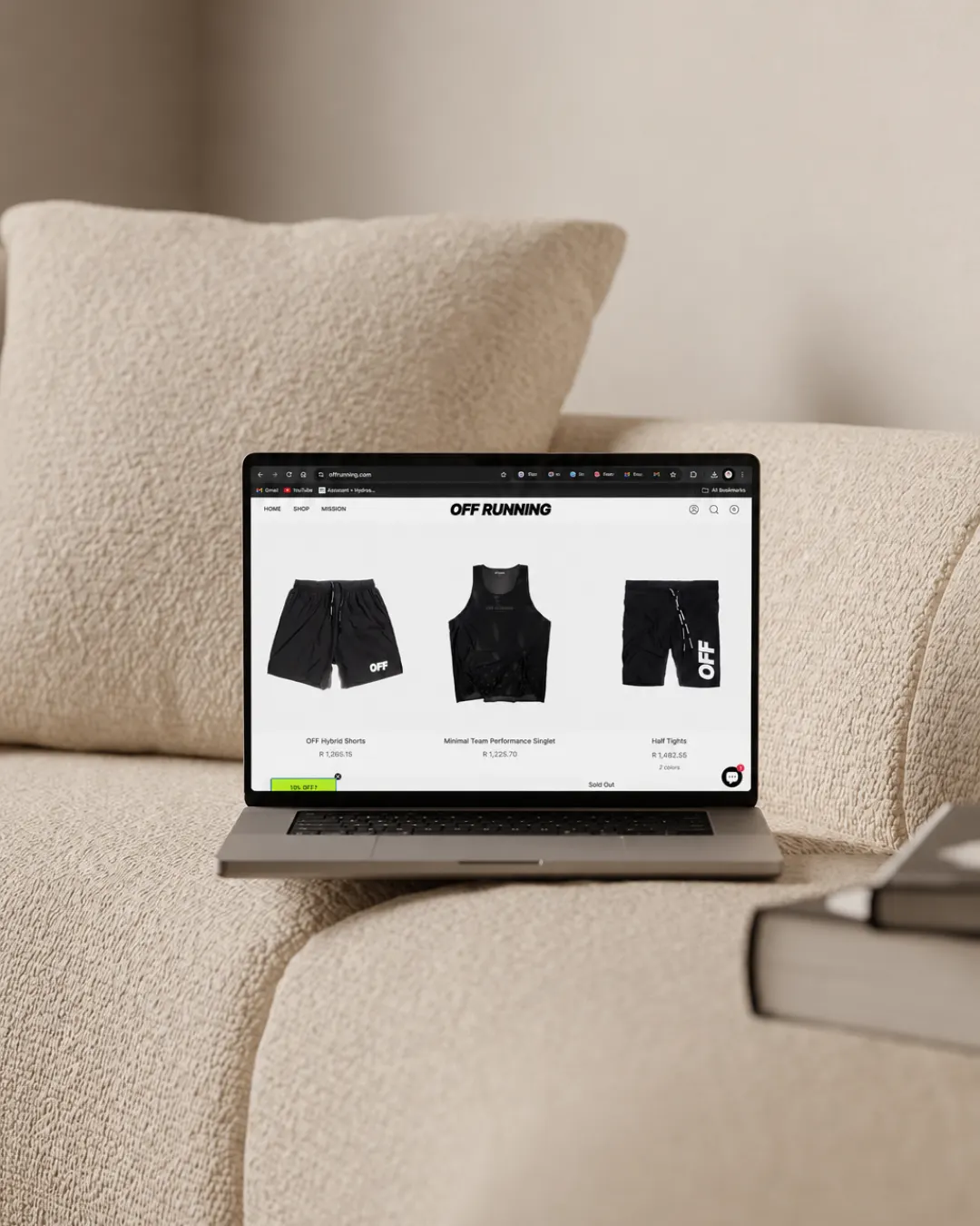 OFF Running — E-commerce